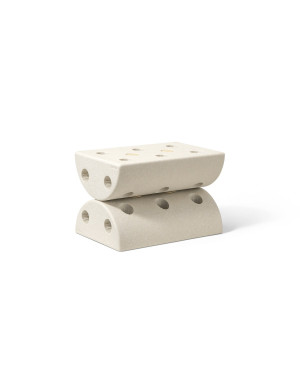 Modu - Kids Stool - Sand Grey / Honey Yellow