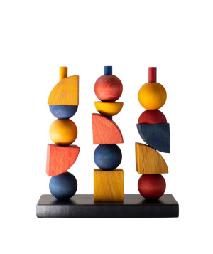 Wooden Story - Płotek Modern Y – Modern Stacking Toy