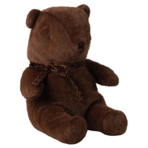 Maileg - Pluszowy Miś Medium Teddy Bear Plush 24Cm - Dark Chocolate