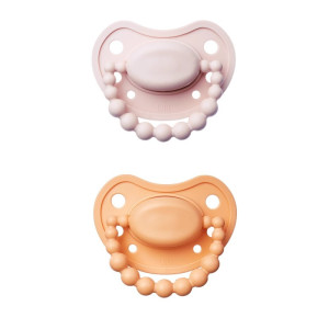Luu - Smoczki Pozycjonujące 2Szt., Velvet Blush + Summer Apricot