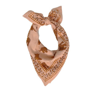 Milinane - Bawełniana Chusta Oscar 50X50 Cm, Tiger Peach
