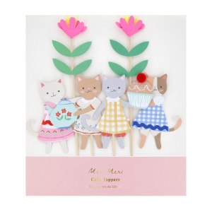 Meri Meri - Ozdobne Toppery Na Tort - Kitten Club