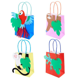 Meri Meri - Torebki Upominkowe Party Bags 8Szt. - Jungle Jamboree
