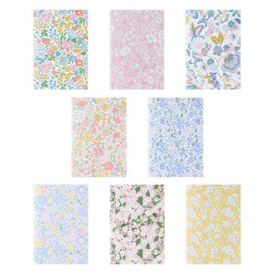 Liberty X Meri Meri - Zestaw Notatników Softcover Boxed Notebooks 8Szt.