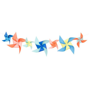 Meri Meri - Papierowa Girlanda Dekoracyjna Giant Pinwheel