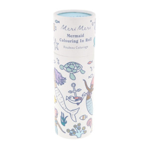 Meri Meri - Kolorowanka W Rolce Z Kredkami Mermaid Colouring Roll