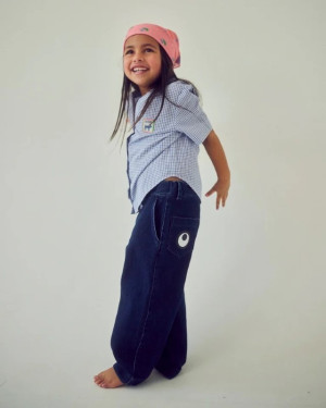 Kid Story - Bawełniane Jeansy, Peaky Blue Denim