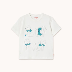 Tinycottons - T-Shirt Poodle Graphic Tee - Off-White