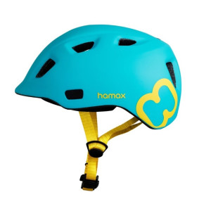 Hamax - Kask Dziecięcy Thundercap - Turquoise/Yellow