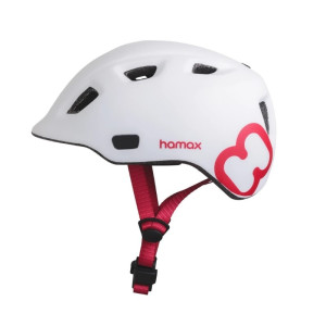 Hamax - Kask Dziecięcy Thundercap - White/Pink