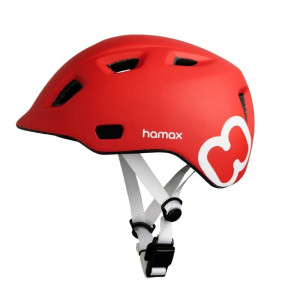 Hamax - Kask Dziecięcy Thundercap - Red/White