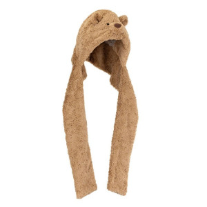 Jellycat - Czapka Otulająca Miś Bratłomiej 33Cm