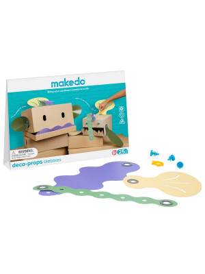 Makedo - Zestaw Kreatywnych Kształtów Deco-Props - Blobbies 25 El.