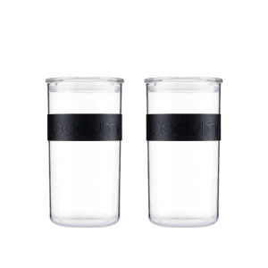 Bodum - Pojemniki Do Przechowywania Presso 2L Black 2 Szt.