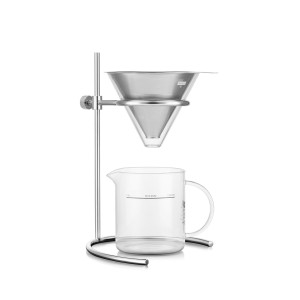 Bodum - Stacja Do Parzenia Kawy Z Filtrem Stałym Pour Over 0.5 L Chrome