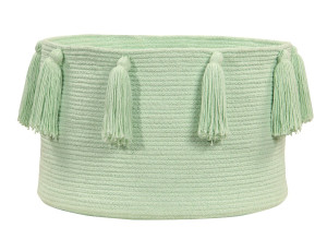 Lorena Canals - Kosz Basket Tassels Soft Mint