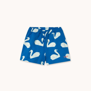 Tinycottons - Szorty Kąpielowe Big Swans Trunks - Blue