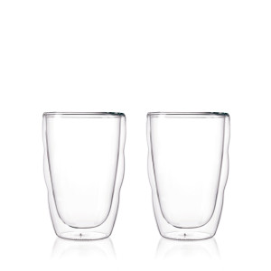 Bodum Szklanki Z Podwójną Ścianką 2 Szt. Pilatus 0.35 L Transparent