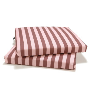 La Millou - Zestaw Poduszek Ogrodowych Na Siedzisko Stripes Pink