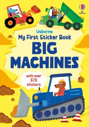 Książka - My First Sticker Book Big Machines