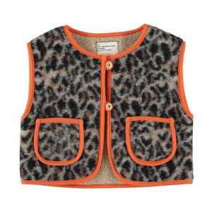 Piupiuchick - Kamizelka - Grey Animal Print