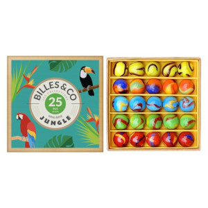 Billes & Co. - Szklane Kulki Mini Box - Dżungla