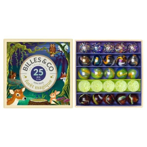 Billes & Co. - Szklane Kulki Mini Box - Magiczny Las
