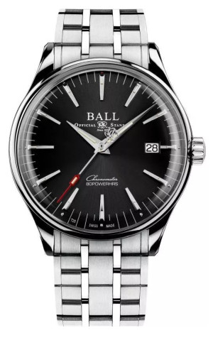 Hodinky pánské Ball Trainmaster Manufacture 80 Hours Automatic Chronometer NM3280D-S1CJ-BK