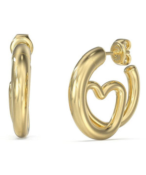 Náušnice Guess Iconique Gold JUBE05529JWYGT-U