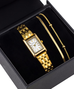 Hodinky dámské BOWA Paris White-Gold Steel 20 Gift Set PS194-54-144S-419-01
