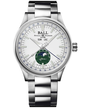 Hodinky Pánske Ball Engineer II Moon Calendar Limited Edition NM3016C-S1J-WHGR