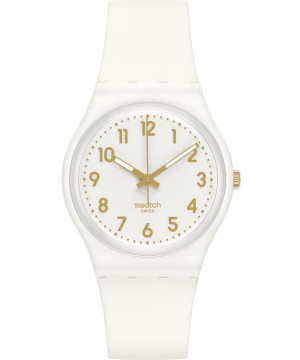 Hodinky dámske Swatch White Bishop SO28W106-S14