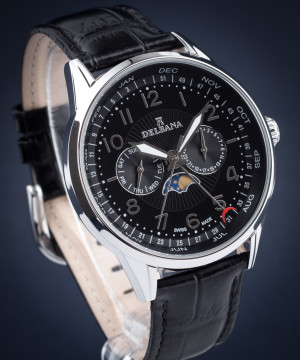 Hodinky Pánske Delbana Retro Moonphase 41601.646.6.034