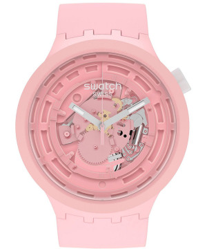Hodinky Unisex Swatch Bioceramic C-Pink SB03P100
