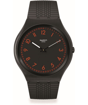 Hodinky Unisex Swatch Skin Irony Brushed Red SS07B106