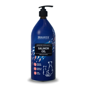 HOLISTA Olej z Łososia dla psa i kota  1000ml + Torba na zakupy gratis