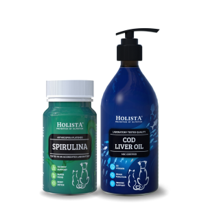 HOLISTA Tran z dorsza dla psa i kota 500ml + Torba na zakupy gratis