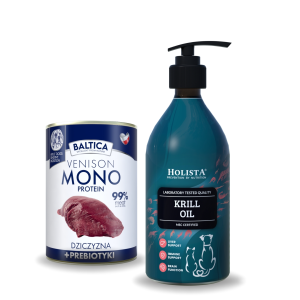 HOLISTA Olej z Kryla dla psa i kota 400ml (astaksantyna)