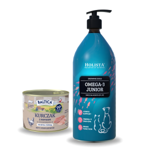 HOLISTA Olej Omega-3 dla Juniorów 1000ml + Torba na zakupy gratis
