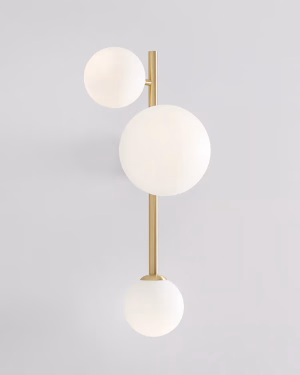 Aldex Wandleuchte DIONE 3 BRASS