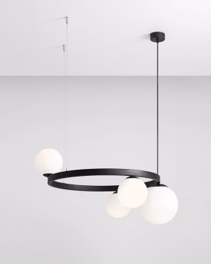 Aldex GARDA 4 RING BLACK Pendelleuchte
