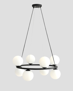 Aldex KRONE 8 BLACK Pendelleuchte 1085P1