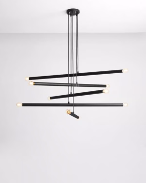 Aldex TUBO 10 BLACK Pendelleuchte 1072M1