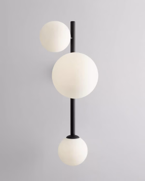 Nástenné svietidlo Aldex DIONE 3 BLACK