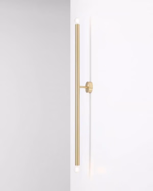 Gold-Wandleuchte Aldex TUBO LONG BRASS 1072D40_L