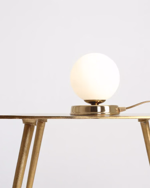 BALL Tischleuchte 14cm GOLD