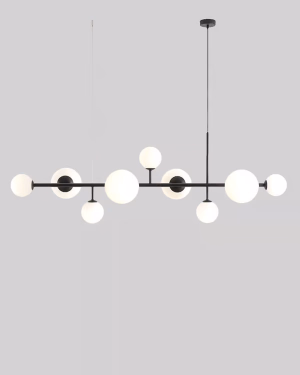 Auffällige Aldex DIONE 9 BLACK Pendelleuchte