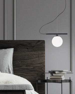 Aldex BERYL 1 GLAS SCHWARZE Pendelleuchte