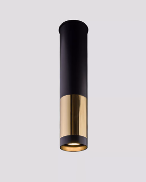 Gold plafond surface-mounted lamp Amplex KAVOS 8356 BLACK-BRASS