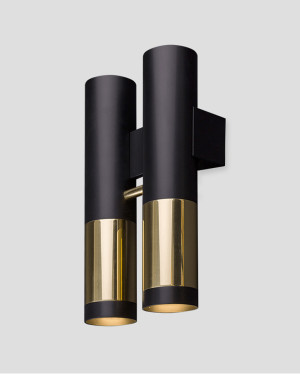 Amplex KAVOS 8360 BLACK-BRASS wall lamp